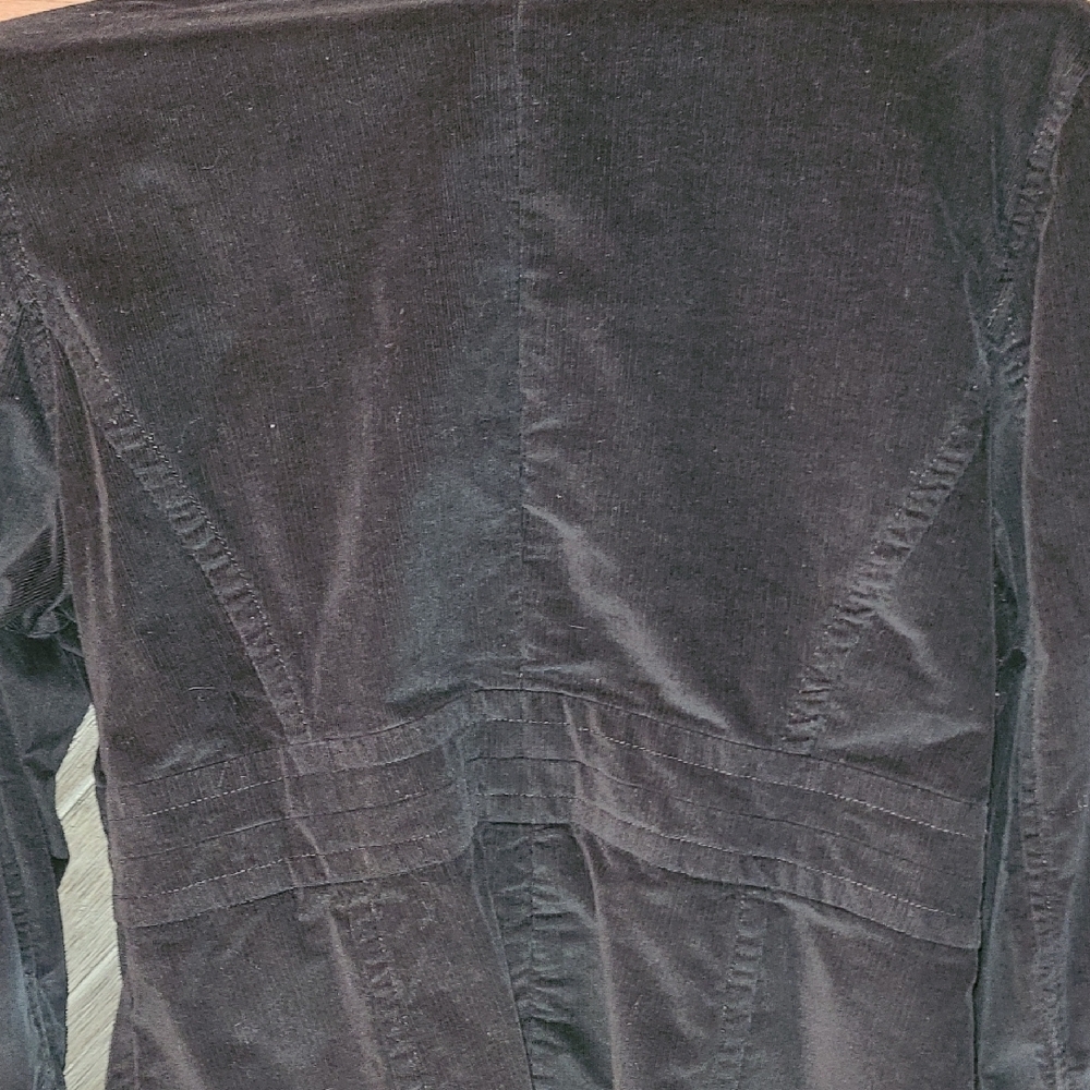 a.n.a Corduroy Black Blazer with Button Accents - Picture 7 of 10
